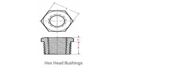 hex head bushing